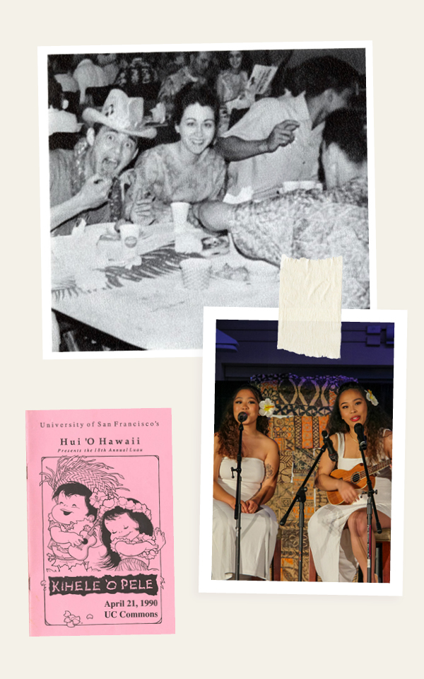 photos of the luaus through out the years