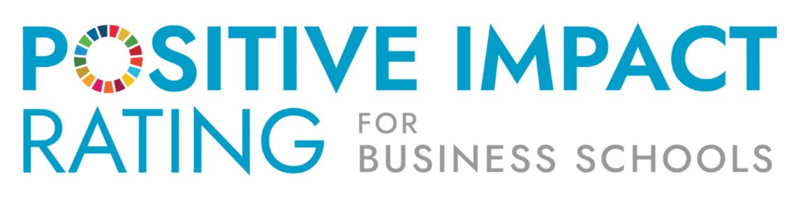 positive impact rating for business schools logo