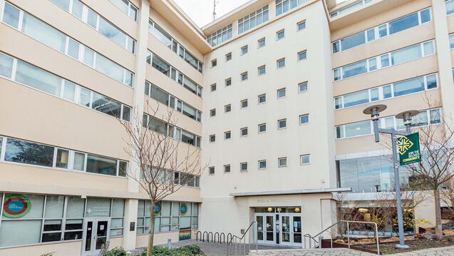 Front view of Toler Residence Hall