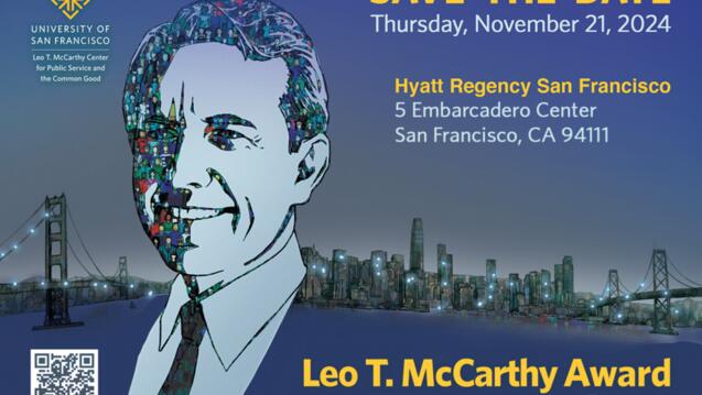 Read event detail: Leo T. McCarthy Award for Public Service