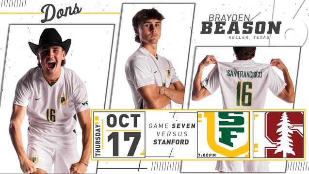 Read event detail:  USF Men&#039;s Soccer vs Stanford