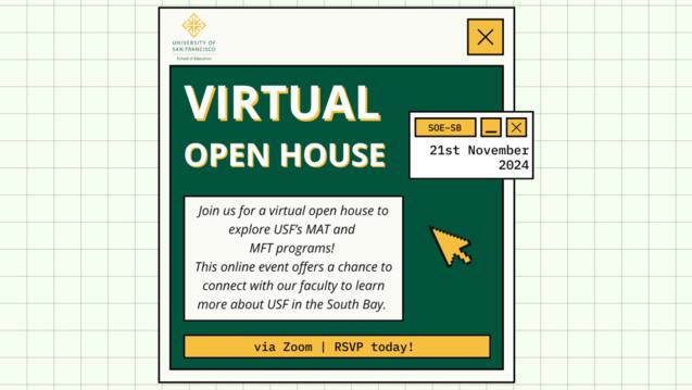 Read event details: South Bay Virtual Open House