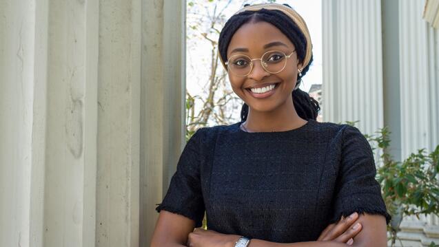 Read the story: Politics Grad Works for a Bright Future