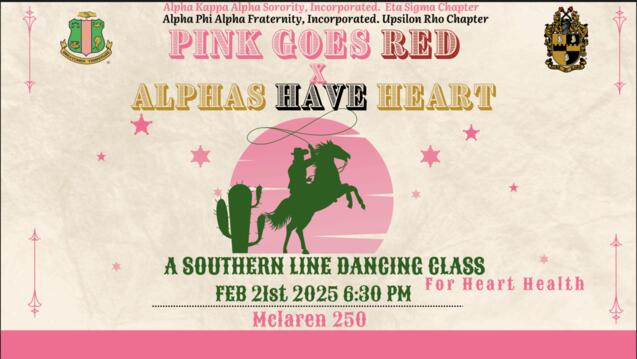 Read event detail: Alphas Got Heart & Pink Goes Red