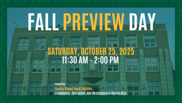 Read event detail: School of Education Fall Preview Day