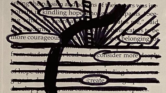 Read event details: Cross It Out: an arts and crafts writing workshop