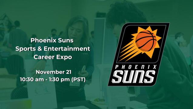 Read event details: USF Sport Management at the Phoenix Suns Sports & Entertainment Career Expo