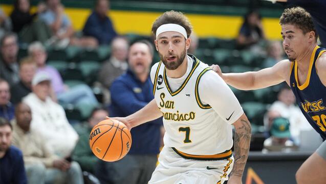 Read event detail:  USF Men's Basketball vs San Diego - AAPI
