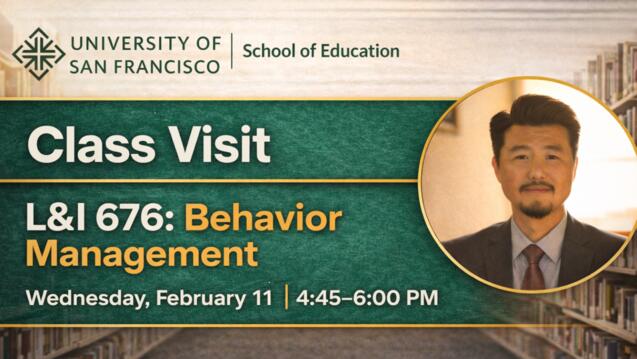 Read event detail: Class Visit - Learning & Instruction 676: Behavior Management
