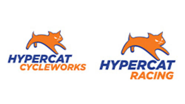 Hypercat Cycleworks & Hypercat Racing logos