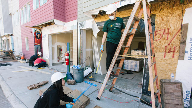 Read the story: 200 Volunteer For Service Day