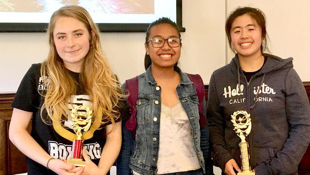 Read the story: Speech Contest Success