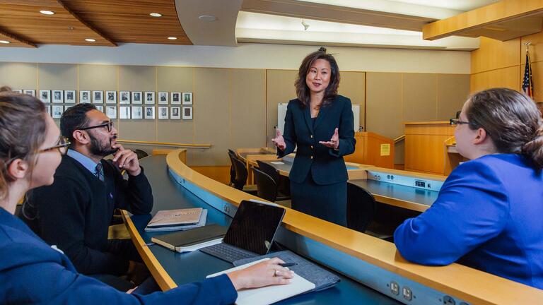 Presentation before a moot court.