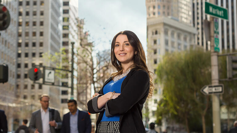 MBA student in downtown San Francisco.