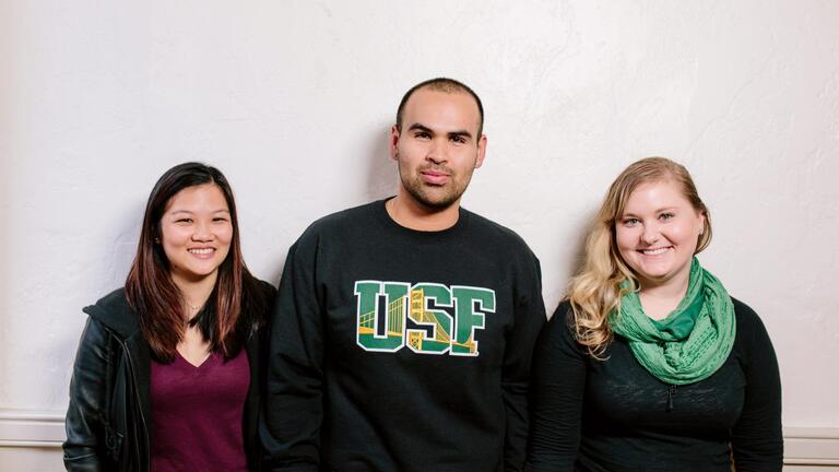 three school counseling students