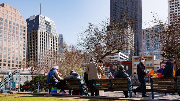 A Chinatown park