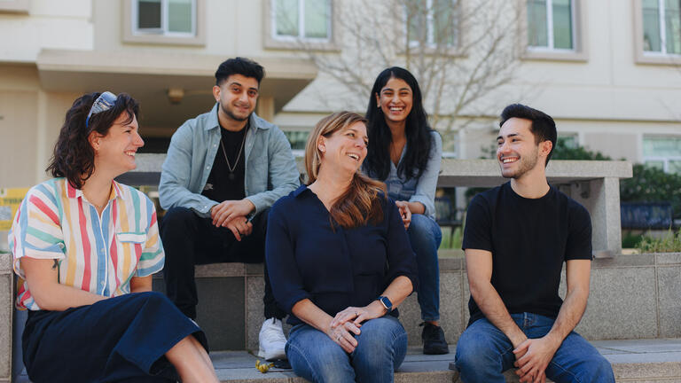 Biotech Students smiling.