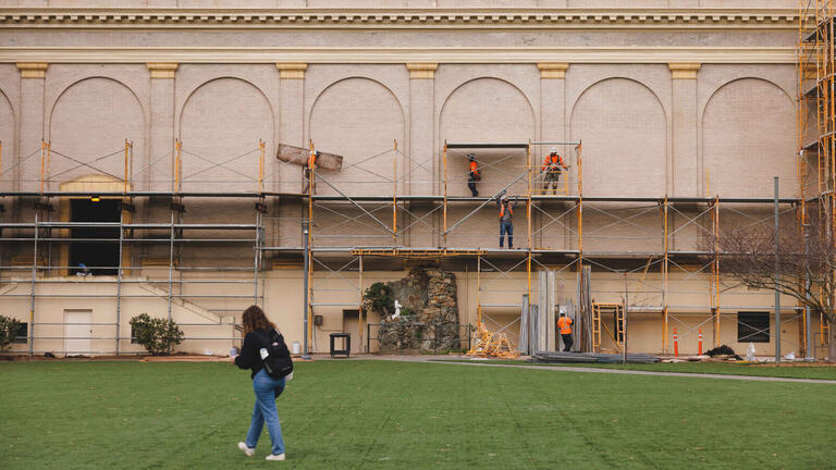 St. Ignatius construction on campus