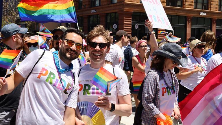 USF pride attendees