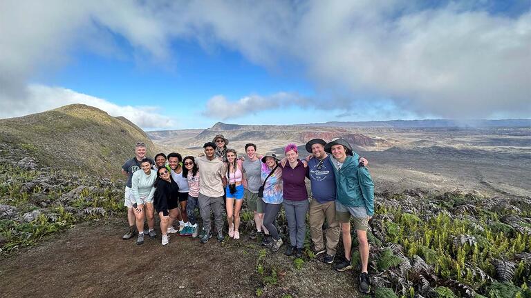 Students on the Galapagos trip