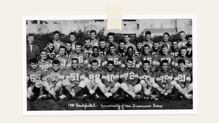 Class of ’51 Football Team singing Goodnight, Irene