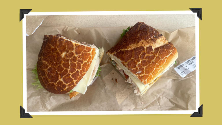 The “World Famous Turkey Sandwich” at Arguello Market
