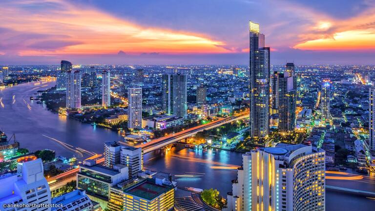 Bangkok city skyline