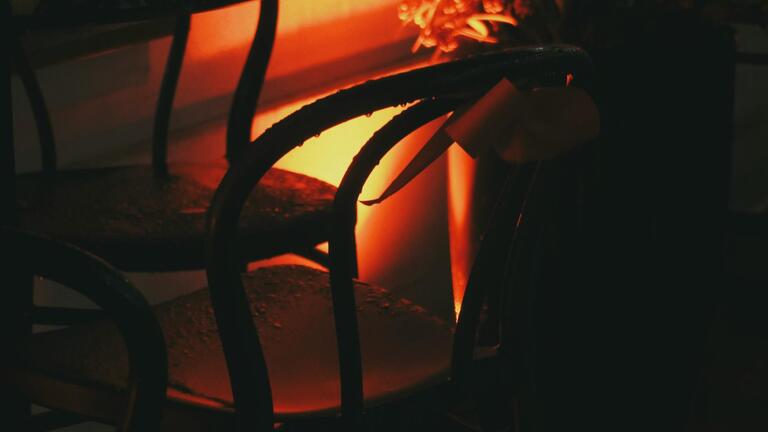 Low lit table setting