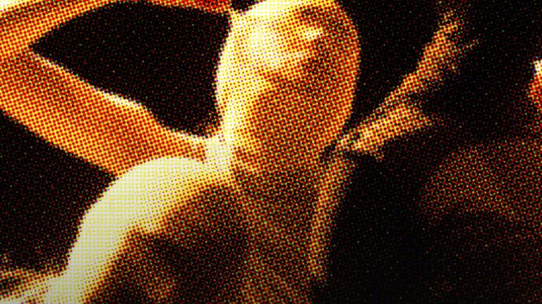 dance performance close up, digitally manipulated