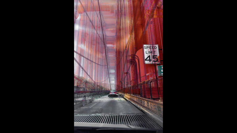 Nico van Dongen, 45MPH (from No Delays), 2023, Digital photograph, 72” x 48”