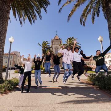 Students having fun on Lone Mountain