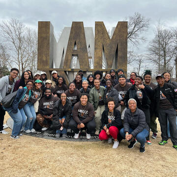 Black Heritage Immersion Trip group photo