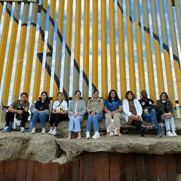 group of migration studies students in mexico