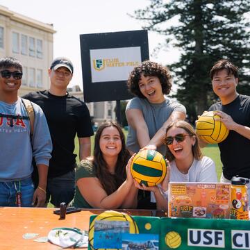 USF club water polo team.