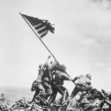 The Iwo Jima flag-raising photo