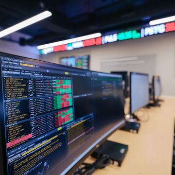 Bloomberg Terminal computer.