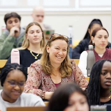 Students in a classroom