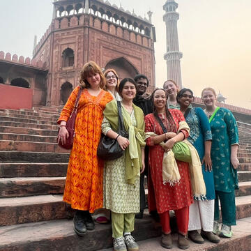 USF students in India