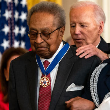 Clarence B. Jones and Joe Biden