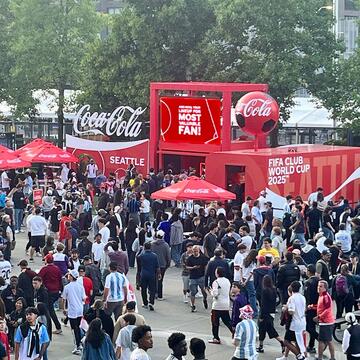 Crowd at Coca-Cola Club World Cup in Seattle
