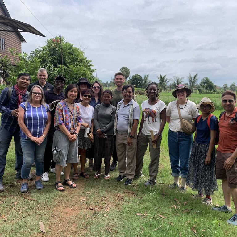 McGrath graduate fellows in Cambodia