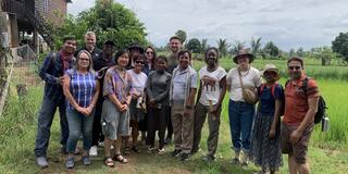 McGrath graduate fellows in Cambodia