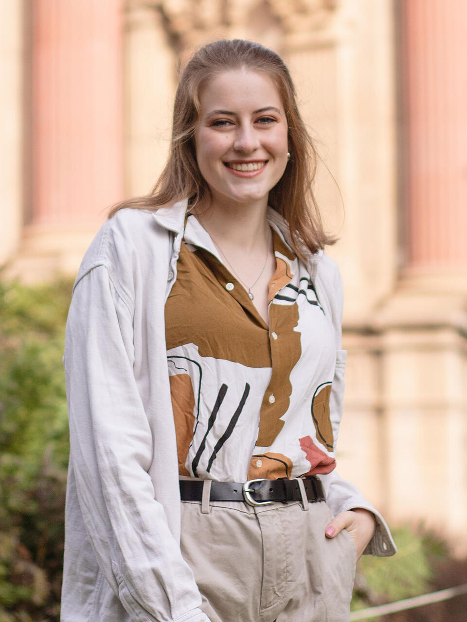 Kayleigh Little at the Palace of Fine Arts